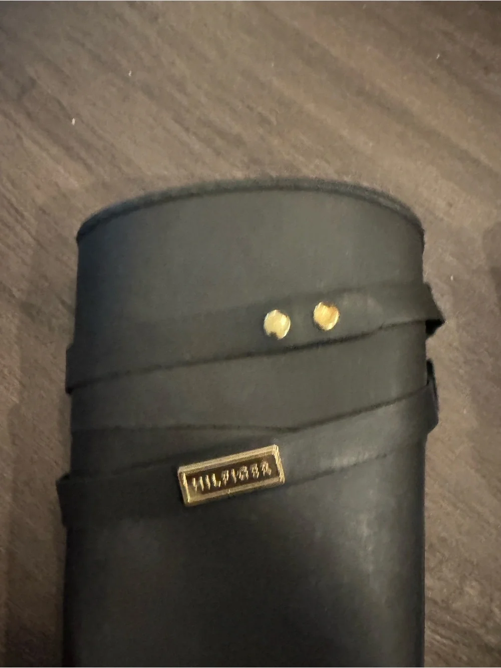 Tommy Hilfiger Matte Black Tall Waterproof Rain Boots Women's Size 6
